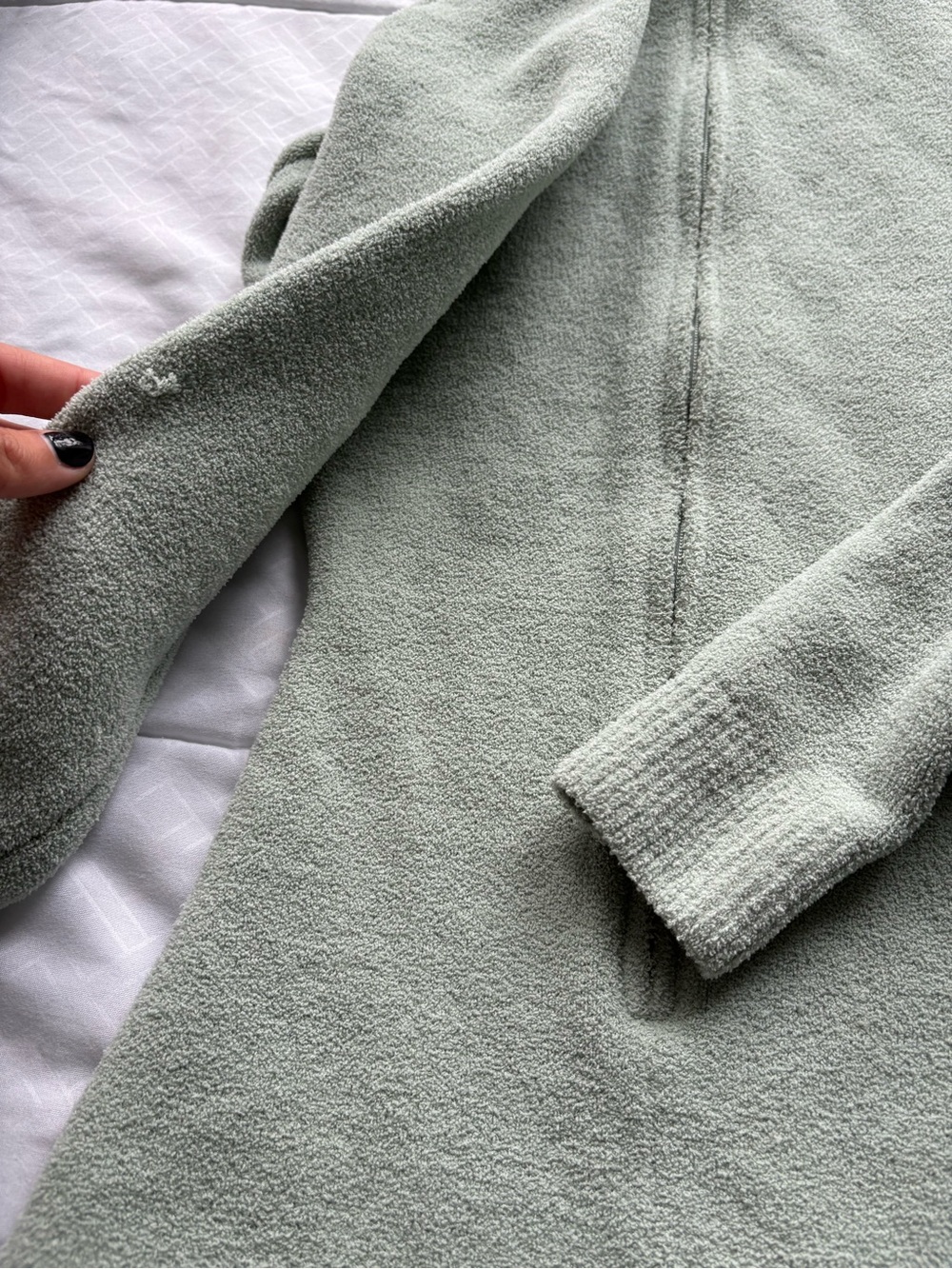 Skims Mint Knit Romper Zip-Front - Picture 6 of 9